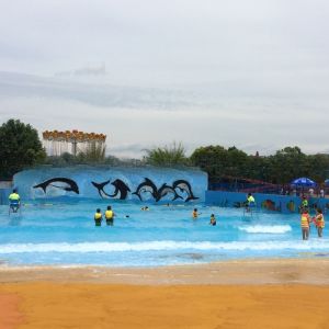Amusement Park Artificial Swim Wave Pool Air Operated Customizable