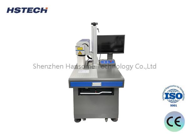 Quality Computer Control Touch Screen Laser Marking Machine PCB Handling Equipment With 207mm Focal Length for sale