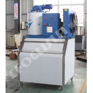 Wholesale Pequeña Máquina de Hielo en Escama con Depósito para Marisco y Pescado de 1T/24 Horas from china suppliers