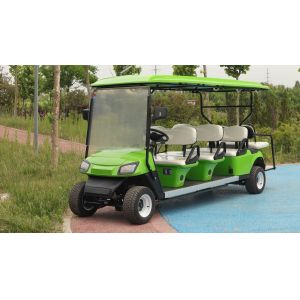 Wholesale Green High End 6+2 Seater Lithium Battery Off Road Electric Golf Cart Supports Customization from china suppliers