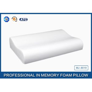 Pure Comfort Contoured Memory Foam Pillow With Cooling Gel / Polyurethane Foam