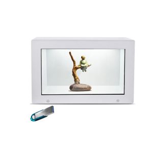 27in Transparent Lcd Showcase Digital Signage Advertising Display