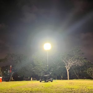 Buy cheap Power Generator Balloon Light Tower Lamp 96000lm Telescoping Light Tower from wholesalers