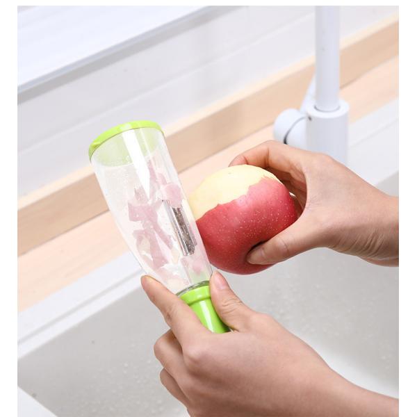 Convenient Multifunctional Storage Scraper Peeler for Quick and Easy Peeling