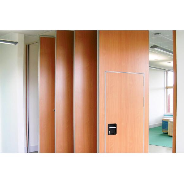Classroom Removable Hotel Acoustic Fire Proof Sliding Customized Color