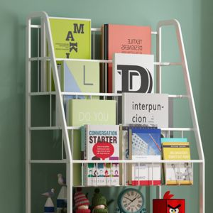 LH Width 350mm Iron And Wood Shelves , Wood And Iron Bookshelf
