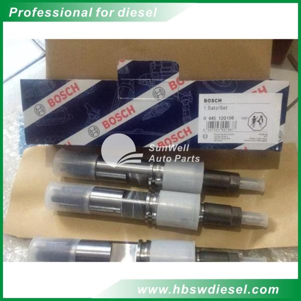 Genuine BOSCH Common rail injector 0445120106 for DONGFENG Renault DCi11 Engine