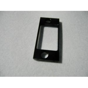 Precision CNC Machined Components 6061 Aluminum Gimbal CNC M3 thread Black