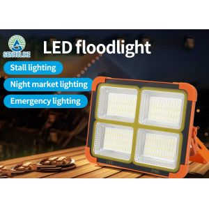China Camping Emergency Outdoor Solar LED Floodlight Compact Portable on sale
