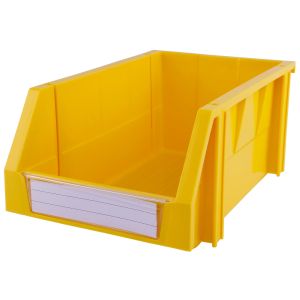 Warehouse Stacking Bin Internal Size 174x317x76mm Solid Box Hanging PP Bins for