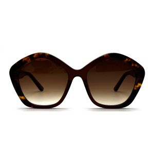 AS103 Round Womens UV Protected Acetate Frame Sunglasses with Lenses