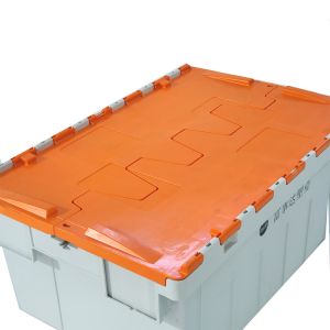Stackable Attached Lid Container Storage Warehouse Plastic Moving Boxes