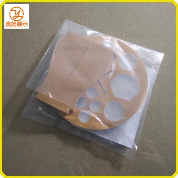 red rectangle acrylic brush dryer for makeup brush drying