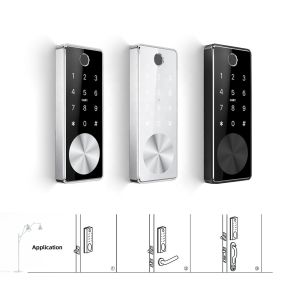 Silver Color Zinc Alloy Electronic Door Locks For Airbnb