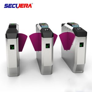 Single lane Stainless Steel Gate access control turnstile system Fingerprint