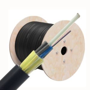Wholesale Black PE Jacket 96 144 288 Core Single Mode Optica Fiber Cable Adss For Overhead from china suppliers