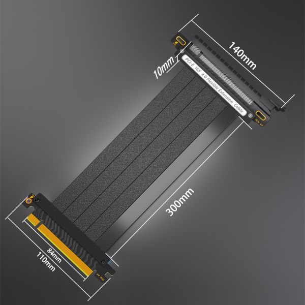 PCIe 4.0 Extension Cable airflow design