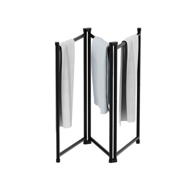 Multifunctional Foldable Free Standing Towel Rack Household Bathroom Towel