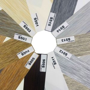 Zebra Blackout Day And Night Blinds Fabric Light Adjustable 3m Width