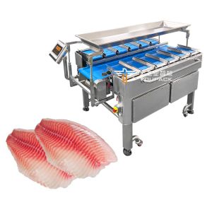 Wholesale Meat Delta Robot Automatic Loading Belt Multihead Weigher Weighing System from china suppliers
