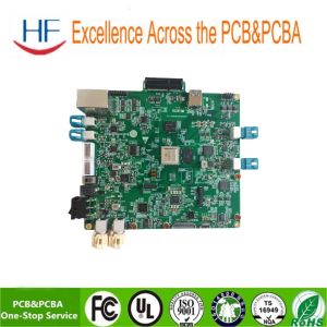 Wholesale 4 Layer 1.6mm Electronic PCB Assembly With Green Solder Mask AOI And X Ray Test PCBA For Network Devices from china suppliers