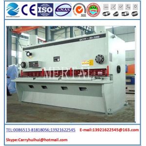 Hydraulic Guillotine Shearing Machine , Hardware Steel Plate Cutting Machine