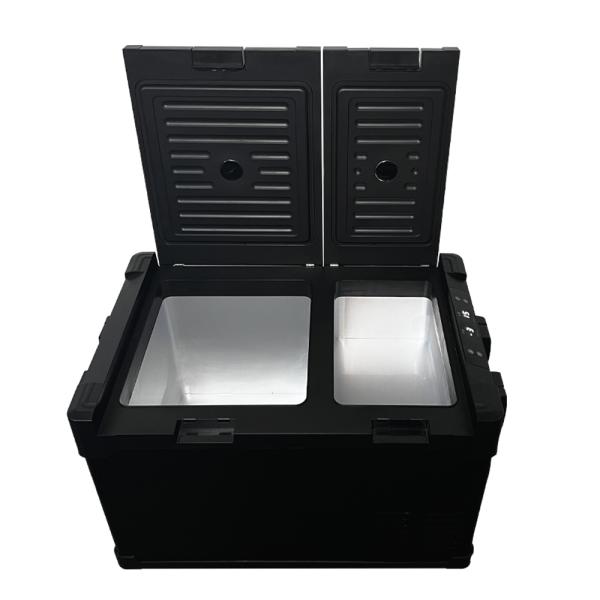 Auto SUV RV Top Refrigerator 12V Mini Car Fridge with DC Compressor and Freezer