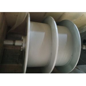 2 Speed Hot Dip Galvanized Grooved Winch Drum For Wash Wall Machine