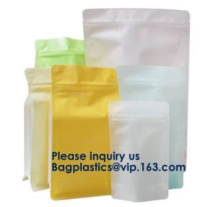 High Barrier Custom Printed Foil Coffee Packaging Bags Square Bottom Zipper