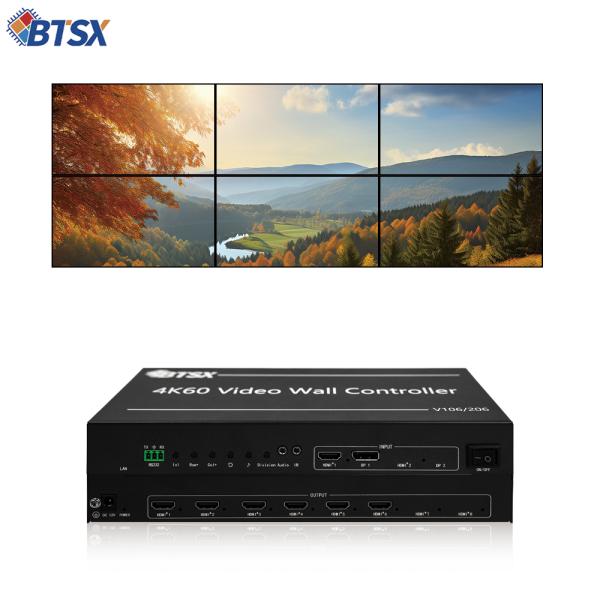 Quality 9-screen Splicing Video Wall Controller with Multiple Screens Support for sale