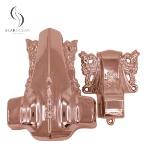 Wholesale Bronze Plastic Coffin Corners With Different Colors Spray Paint Funeral Supplies 3#B from china suppliers