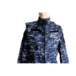 Blue Camouflage BDU Military Uniform Set for Kuwait Army XS-3XL