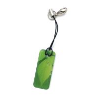 China Passive TK4100 ID RFID Epoxy Tag With Keychain Silicone Material for sale