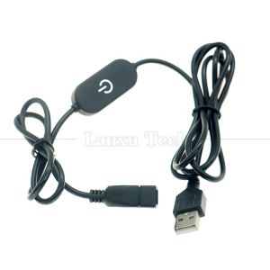 5v Stepless Up Down Touch Controller Dimmer 1m Male to Female USB on off Switch