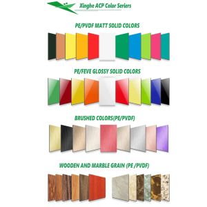 2 to 6mm Fashion sheet ACM ACP Aluminum Composite Panel for Exterior Wall