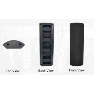 Engergy Saving Outdoor Fixed LED Display For Round Corner Advertising Showing