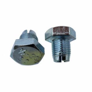 China Hexagon 1/2 - 20 S.O Drain Plug 3/4 '' Silver Customized on sale