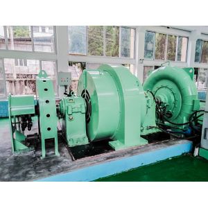 Power Water Turbine Generator with 220V-690V Rated Voltage Brushless Excitation