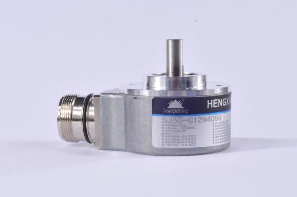 Quality EP50S8 Solid Shaft Encoder , SJ50 Absolute Rotary Encoder Single Turn Gray Code Output for sale