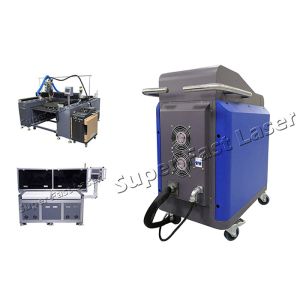 Mini Style Handheld Laser Cleaning Machine , Portable Rust Removal Laser