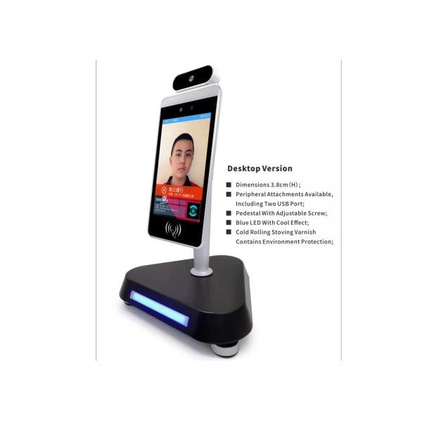 Quality human face recognition Dynamic Face Recognition Thermometer body temperature scanner access control system MIPS software for sale