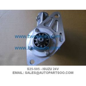 S25-505 8970958112 - ISUZU Starter Motor ISUZU 4HF1 4HG1 4HJ1 Starter 24V