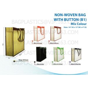 Eco lamination Non Woven Bag , Promotional Custom Laminated PP Non Woven Tote