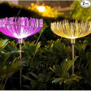 Multi Color 75cm 1.2V Decorative Solar Garden Stake Lights