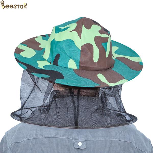 Beekeeping Protective Hat Single-Inner Layer Camouflage Bee Hat Polyester