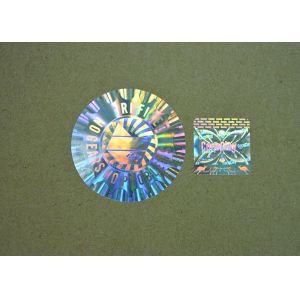 Silver Holographic Number Stickers / Printable Hologram Stickers With Mircontext
