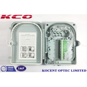 FTTH 24 Port Fiber Optic Terminal Box KCO-FDB-24G Outdoor Water Proof ABS PC