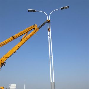 H 18m 800W Q235 Commercial Light Posts with Insert Mode Connection
