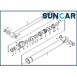 Wholesale VOE14589336 Boom Cylinder Service Kit VOE 14589336 EC700B EC700C SUNCARVO.L.VO Seal Kits from china suppliers