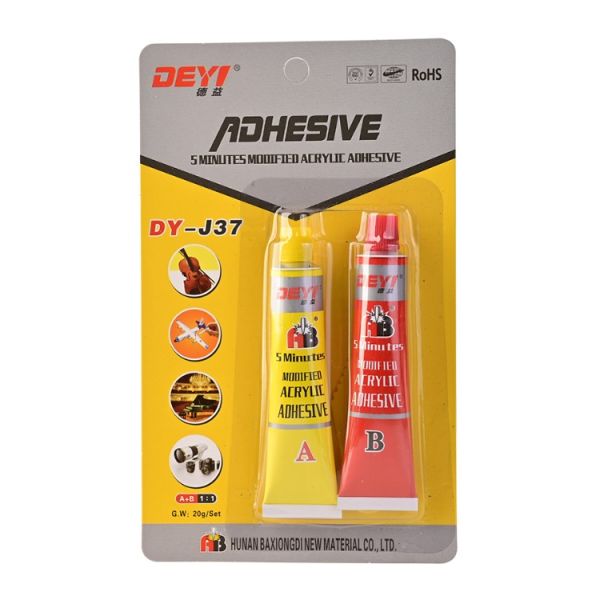 Fast Curing Modified Acrylic AB Adhesive with Quick Set (5 minutes) and High